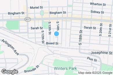 Map image of the property - 102 S 14th St