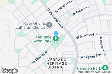 Map image of the property - 20728 W Thomas Rd