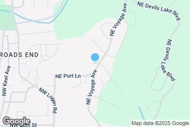 Map image of the property - 5529 NE Voyage Ave