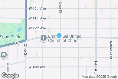 Map image of the property - 403 W South Park Ave