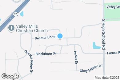 Map image of the property - 6619 Decatur Commons