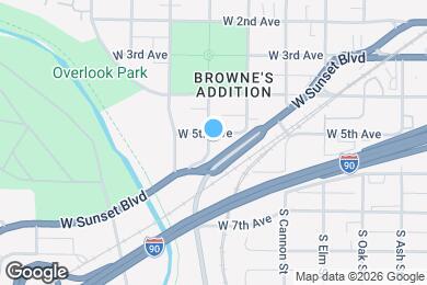 Map image of the property - Browne’s 8 Apartments