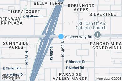 Map image of the property - 15248 N 36th St