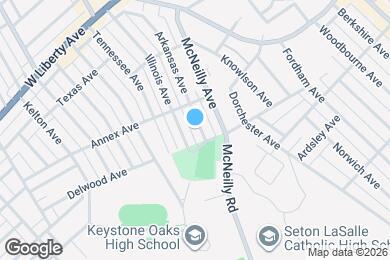 Map image of the property - 1119 Arkansas Ave