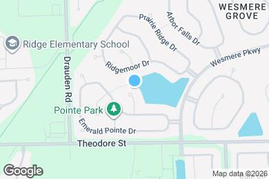 Map image of the property - 1706 Lake Pointe Ct