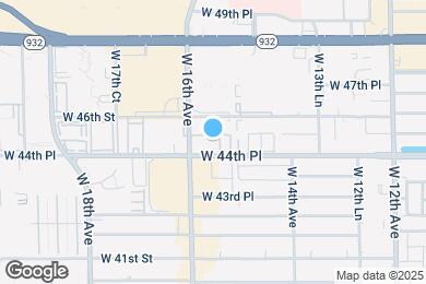 Map image of the property - 1555 W 44th Pl