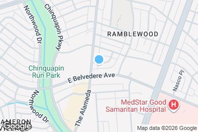 Map image of the property - 1201 Evesham Ave