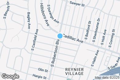Map image of the property - 2320 S Robertson Blvd