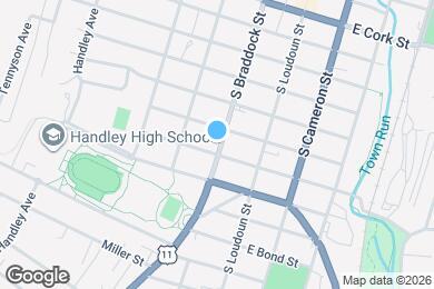 Map image of the property - 719 S Braddock St