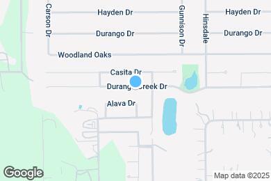 Map image of the property - 7123 Durango Creek Dr