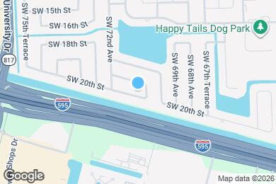 Map image of the property - 7071 SW 20th St