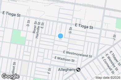 Map image of the property - 727 E Thayer St