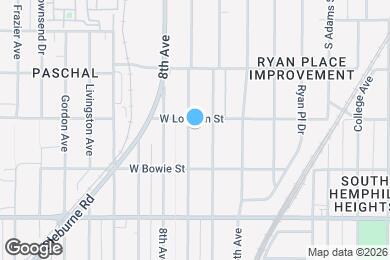 Map image of the property - 2911 Ryan Ave