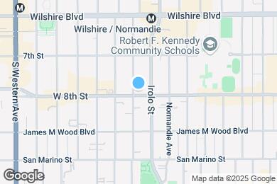 Map image of the property - 3339 W 8th St
