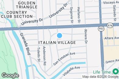 Map image of the property - 645 Altara Ave
