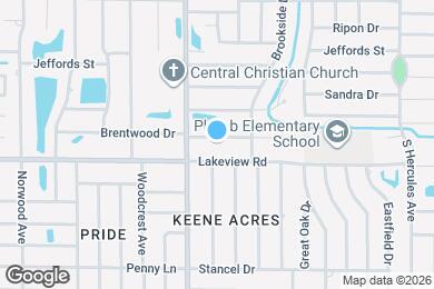 Map image of the property - 1819 Brentwood Dr