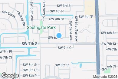 Map image of the property - 6260 SW 6th St