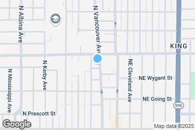 Map image of the property - 4905 N Vancouver Ave
