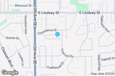 Map image of the property - 1335 Eastgate Dr