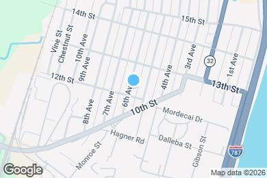 Map image of the property - 1208 6th Ave