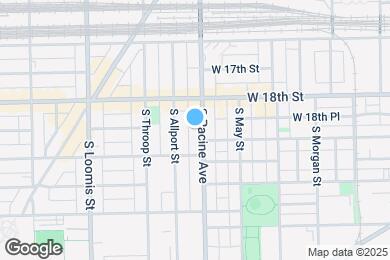 Map image of the property - 1832 S Racine Ave