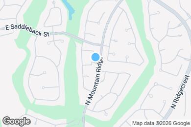 Map image of the property - 3625 N Morning Dove