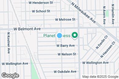 Map image of the property - 4101 W Fletcher St