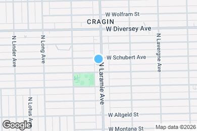 Map image of the property - 2646 N Laramie Ave