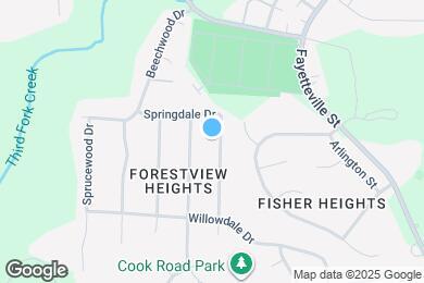 Map image of the property - 2910 Driftwood Dr