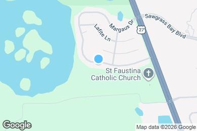 Map image of the property - 15013 Margaux Dr