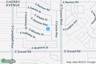 Map image of the property - 2310 E Canada St