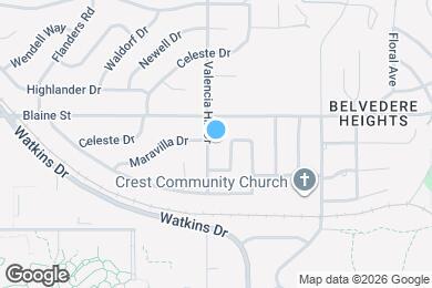 Map image of the property - 3356 Valencia Hill Dr