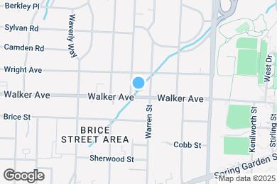 Map image of the property - 1806 Walker Ave