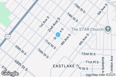 Map image of the property - 7129 3rd Ave S