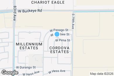 Map image of the property - 8006 W Pima St