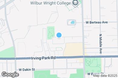 Map image of the property - 6517 W Belle Plaine Ave