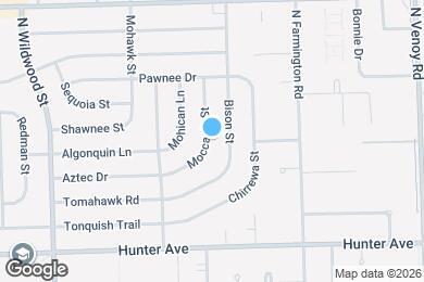 Map image of the property - 6838 Moccasin St