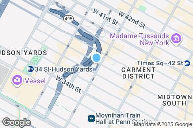 Map image of the property - 400 W 37th St