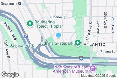 Map image of the property - 1813 S Bush Pl