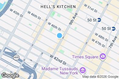 Map image of the property - Room in Shared 3 bed/2 bath home in Hell's Kitchen