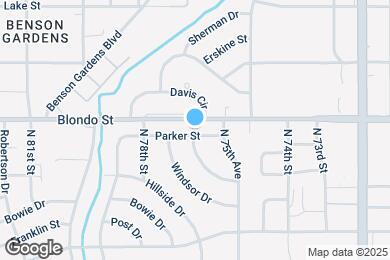 Map image of the property - 7602 Parker St