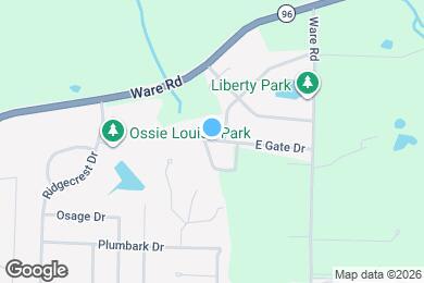 Map image of the property - 1475 E Gate Dr