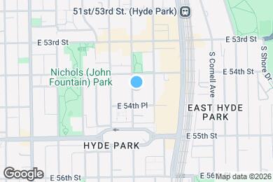 Map image of the property - 5423 S Blackstone Ave