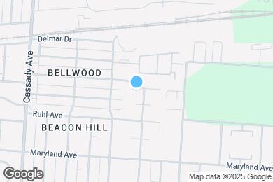 Map image of the property - 2889 Bellwood Ave