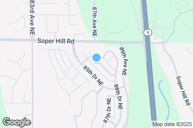 Map image of the property - 2614 87th Ave NE
