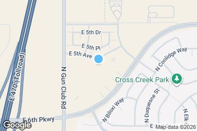 Map image of the property - 23663 E 3rd Pl