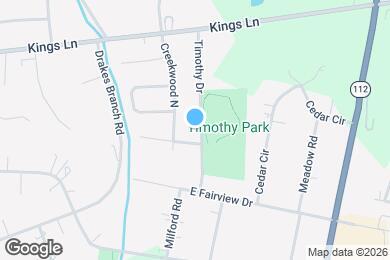 Map image of the property - 4105 Timothy Dr