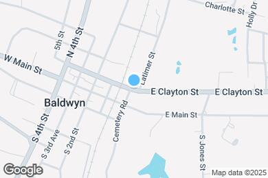 Map image of the property - 216 E Clayton St