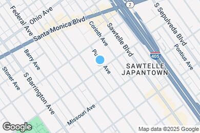 Map image of the property - 1755 Purdue Ave