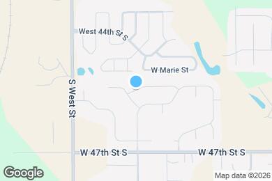 Map image of the property - 3521 W 45th St S